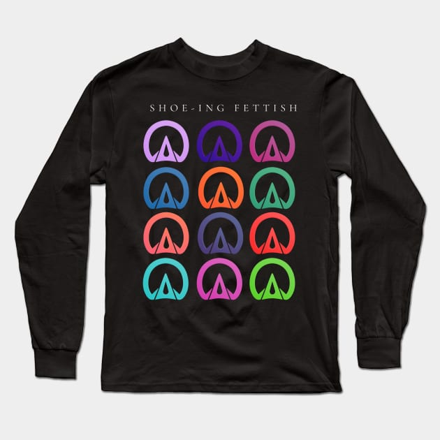 Shoe Fetish Long Sleeve T-Shirt by 3DHoofcareDesigns